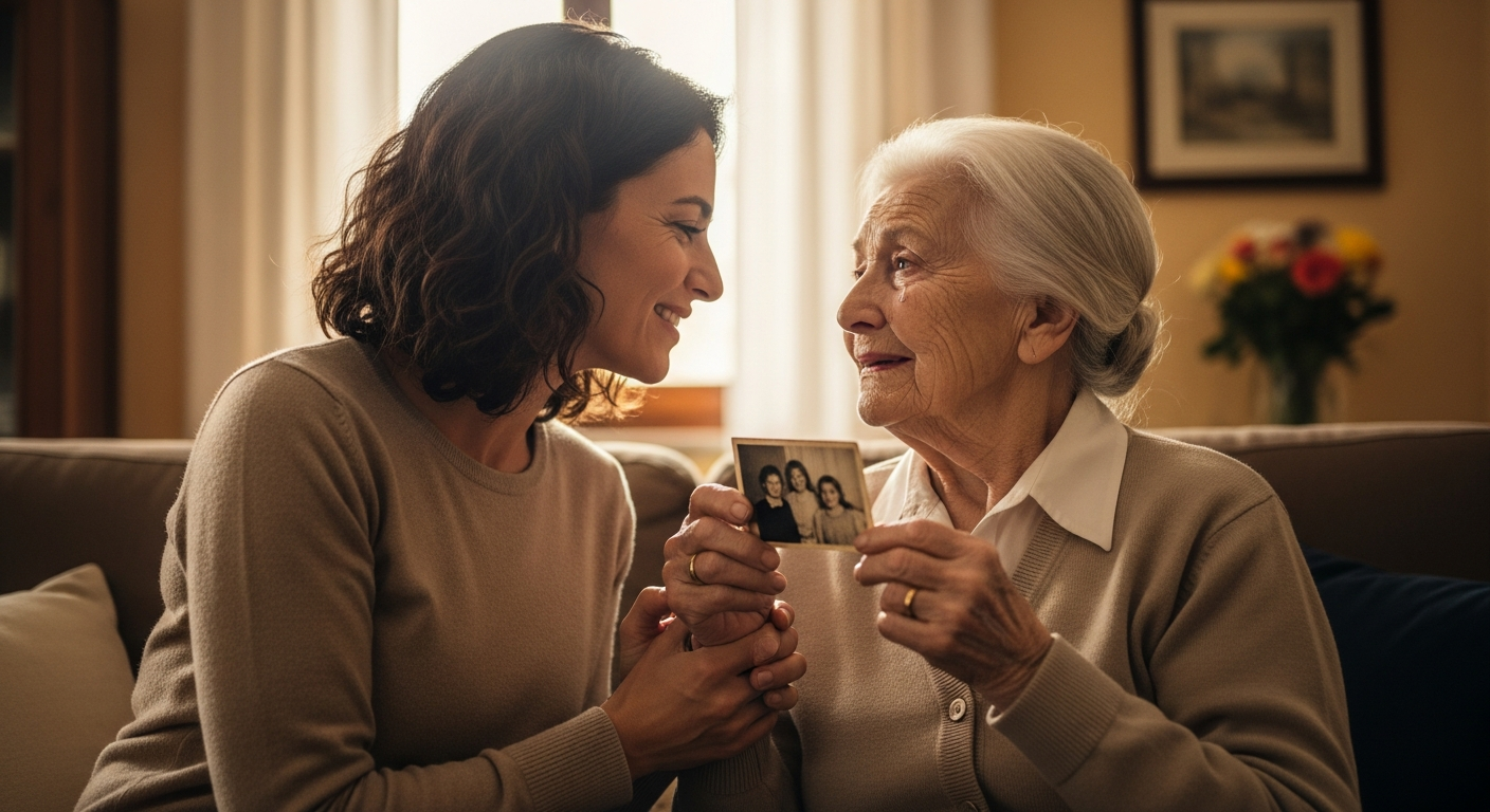 Una figlia e sua madre insieme